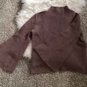 Bell sleeve sweater